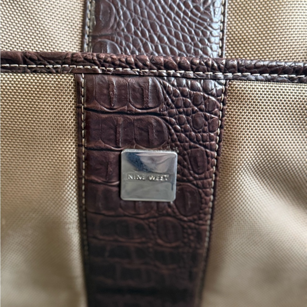 Nine West Tan and Brown Work Bag - Picture 3 of 13